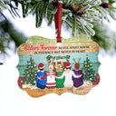 Meilleurs amis, il n'y a pas de plus beau cadeau que l'amitié - Cadeau de Noël pour les meilleures amies et les sœurs - Décoration en aluminium personnalisée