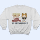 Je n'aurais jamais rêvé de devenir une super petite-fille et un super petit-fils - T-shirt personnalisé