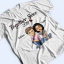 Together Since Husband Wife - Couple Gift - Personalized Custom T Shirt