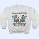 Mari et femme, meilleurs amis pour la vie - Cadeau couple - T-shirt personnalisé