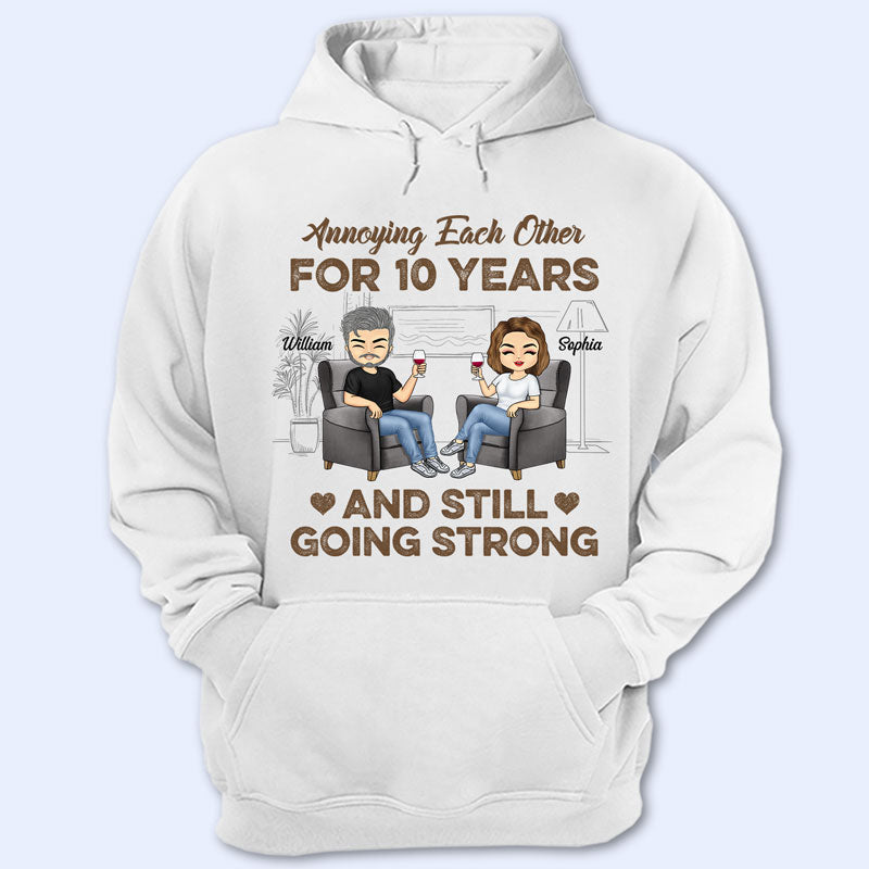 Mari et femme s'agacent mutuellement - Cadeau pour couple - T-shirt personnalisé