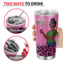 Thanks For Being My Mother-In-Law Leopard Pattern - Family Gift - Personalized Custom Tumbler