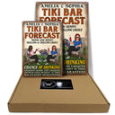 Prévisions pour terrasse, grillades et détente, possibilité de boire - Panneau d'arrière-cour - Panneaux métalliques classiques personnalisés