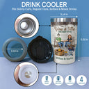 Couple de grillades, mari et femme, amis de boisson pour la vie - Cadeau pour couple - Glacière triple 3 en 1 personnalisée