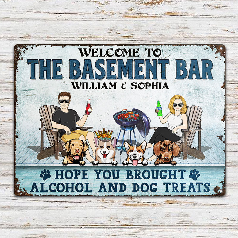 Welcome To The Poolside Hope You Brought Alcohol And Dog Treats