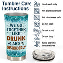 If I'm Drunk It's My Pontoon Friends' Fault Pontooning Bestie Lake Life - Personalized Custom Tumbler