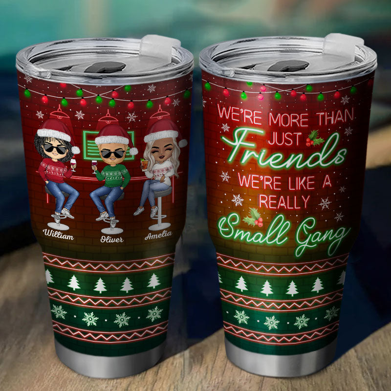 Voici une autre année de liens autour de l'alcool, meilleurs amis de Noël - Cadeau Bestie BFF - Verre personnalisé de 30 oz