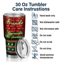 Voici une autre année de liens autour de l'alcool, meilleurs amis de Noël - Cadeau Bestie BFF - Verre personnalisé de 30 oz