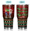 Voici une autre année de liens autour de l'alcool, meilleurs amis de Noël - Cadeau Bestie BFF - Verre personnalisé de 30 oz