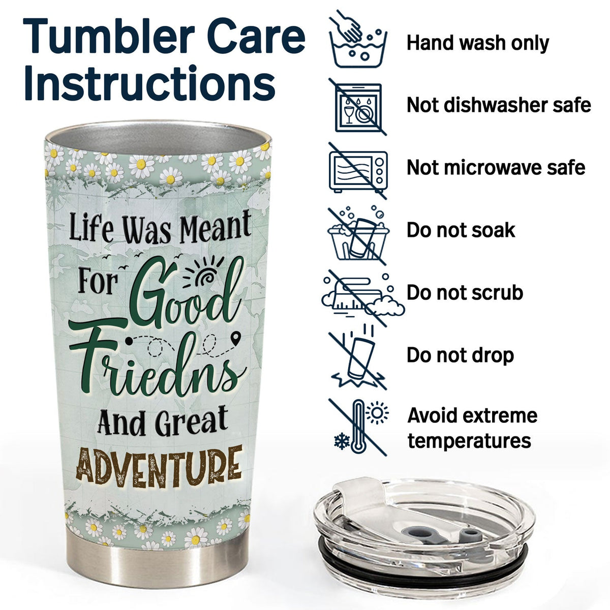 Les meilleurs amis qui voyagent ensemble restent ensemble - Cadeau pour BFF - Gobelet personnalisé