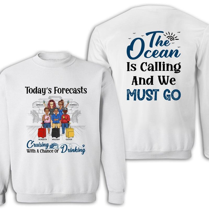 La vie est meilleure en croisière avec ses meilleurs amis - Cadeau pour les amoureux du voyage - T-shirt personnalisé