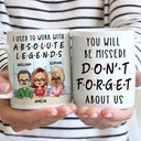 I Used To Work With Absolute Legends - Funny, Anniversary, Birthday Gifts For Colleagues, Coworker, Besties - Personalized Custom Mug
