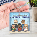 Never Underestimate The Difference You Made - Farewell, Leaving Gifts For Colleagues, Coworkers, Besties - Personalized Custom Acrylic Keychain