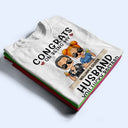 Congrats On Being My Husband Chibi - Anniversary, Vacation, Funny Gift For Couples, Family - Personalized T Shirt