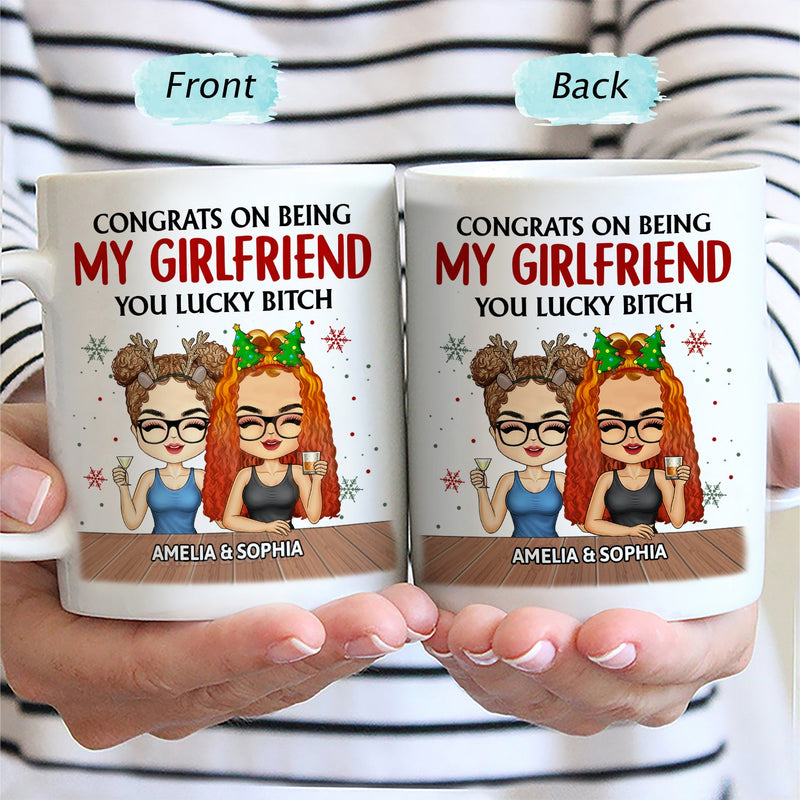 Congrats On Being My Husband Chibi - Christmas Gift For Couples, Family - Personalized Mug