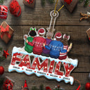 Sistas - Anniversary, Christmas Gift For Sisters, Besties, Siblings, Family - Personalized Cutout Acrylic Ornament