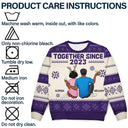 Ensemble depuis - Cadeau de Noël pour couples, mari, femme - Pull moche unisexe personnalisé