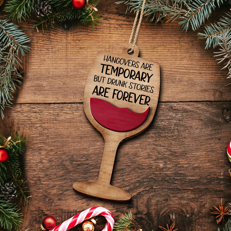 Warning The Girls Are Drinking Again - Christmas Gifts For Best Friends, Besties - Personalized 2-Layered Wooden Ornament
