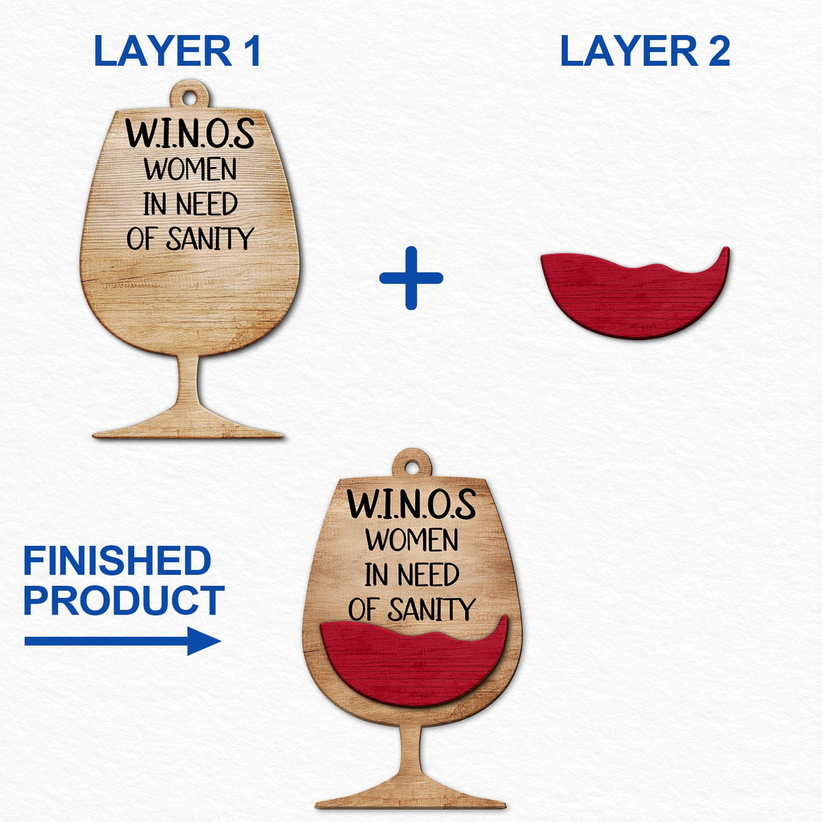 Warning The Girls Are Drinking Again - Christmas Gifts For Best Friends, Besties - Personalized 2-Layered Wooden Ornament