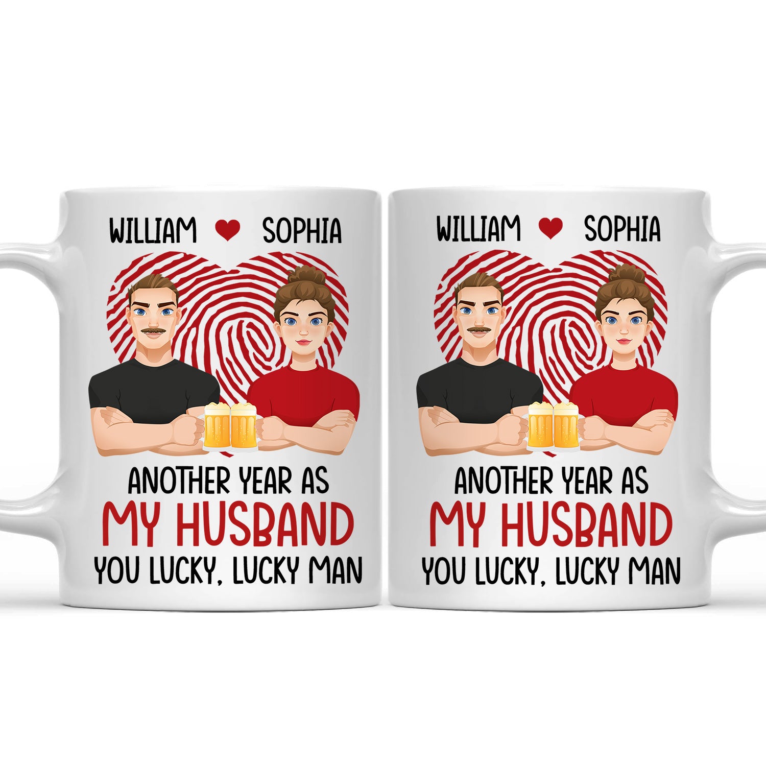 Another Year As My Husband - Anniversary, Loving Gift For Couples, Husband, Wife - Personalized Mug