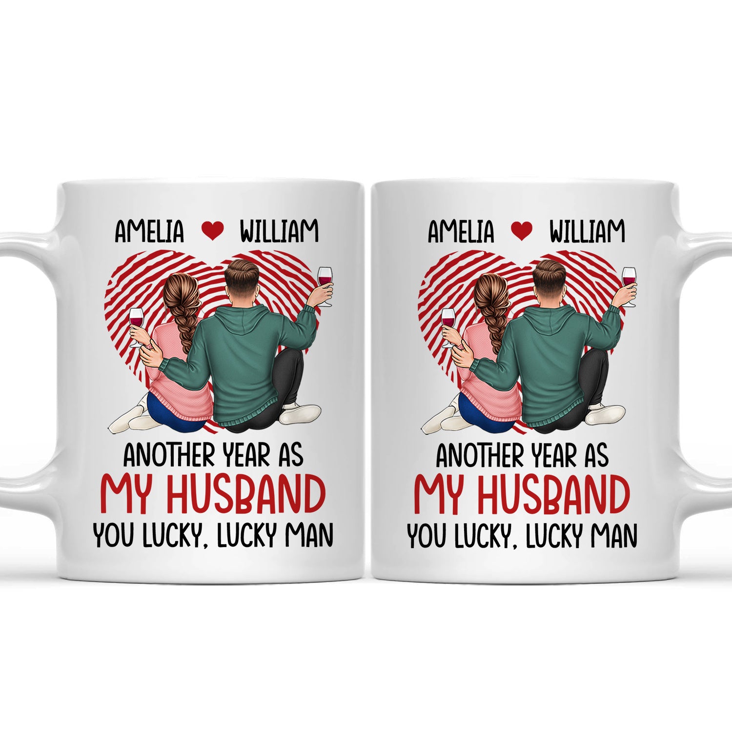 Another Year As My Husband - Anniversary, Loving Gift For Husband, Wife, Couples - Personalized Mug