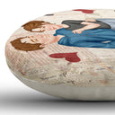 Ensemble depuis bras dessus bras dessous - Cadeau d'anniversaire pour couples, mari, femme - Oreiller personnalisé en forme de cœur