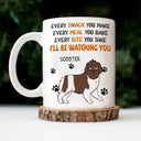 Every Snack You Make Walking Dog Cat - Funny Gift For Dog Lovers, Cat Lovers - Personalized Mug