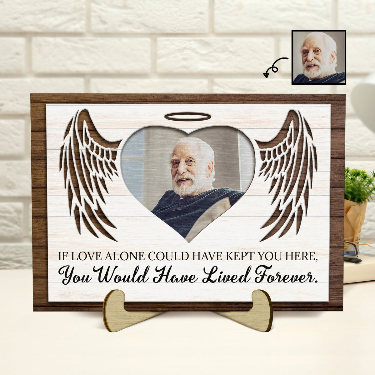 Custom Photo If Love Alone Could Have Kept You Here - Memorial Gift Fo ...
