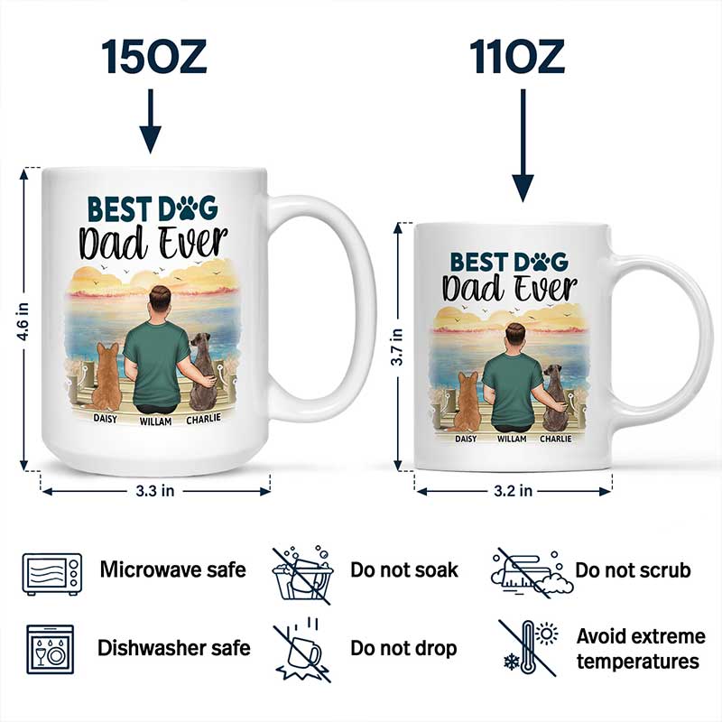 Un lien indéfectible - Cadeau pour les amoureux des chiens et les mamans de chiens - Mug personnalisé