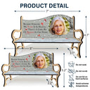 Photo personnalisée « Je suis toujours avec toi » - Cadeau commémoratif pour la famille, les amis, les amoureux des chats, les amoureux des chiens - Banc commémoratif personnalisé