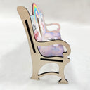 Custom Photo A Piece Of My Heart - Memorial Gift For Cat Lovers, Dog Lovers - Personalized Memorial Bench