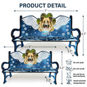 Custom Photo If Love Alone Could Have Kept You Here - Memorial Gift For Cat Lovers, Dog Lovers - Personalized Memorial Bench