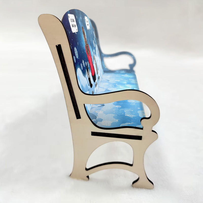 Tu me manques - Cadeau commémoratif pour les amoureux des chats et des chiens - Banc commémoratif personnalisé