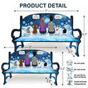 Tu me manques - Cadeau commémoratif pour les amoureux des chats et des chiens - Banc commémoratif personnalisé