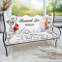 Photo personnalisée « Votre vie a été une bénédiction » - Cadeau commémoratif pour la famille, les amis, les frères et sœurs - Banc commémoratif personnalisé