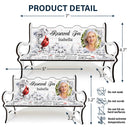 Photo personnalisée « Votre vie a été une bénédiction » - Cadeau commémoratif pour la famille, les amis, les frères et sœurs - Banc commémoratif personnalisé