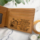 Custom Photo When We Get To The End Of Our Life - Anniversary Gift For Spouse, Husband, Wife, Old Couple - Personalized Bifold Wallet