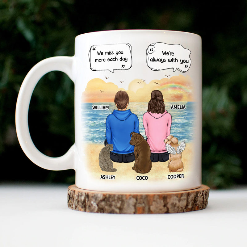 When Tomorrow Starts Without Me - Memorial Gift For Cat Lovers, Dog Lovers - Personalized Mug