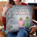 A Hug From Heaven - Memorial Gift For Family, Siblings, Friends - Personalized Pillow