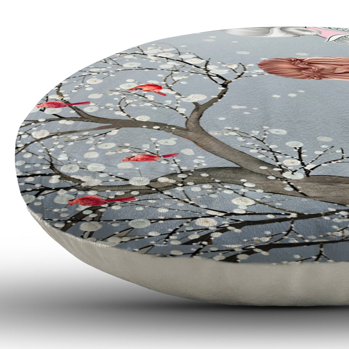 When You Miss Me - Loving, Memorial Gift For Family, Siblings, Friends - Personalized Heart Shaped Pillow