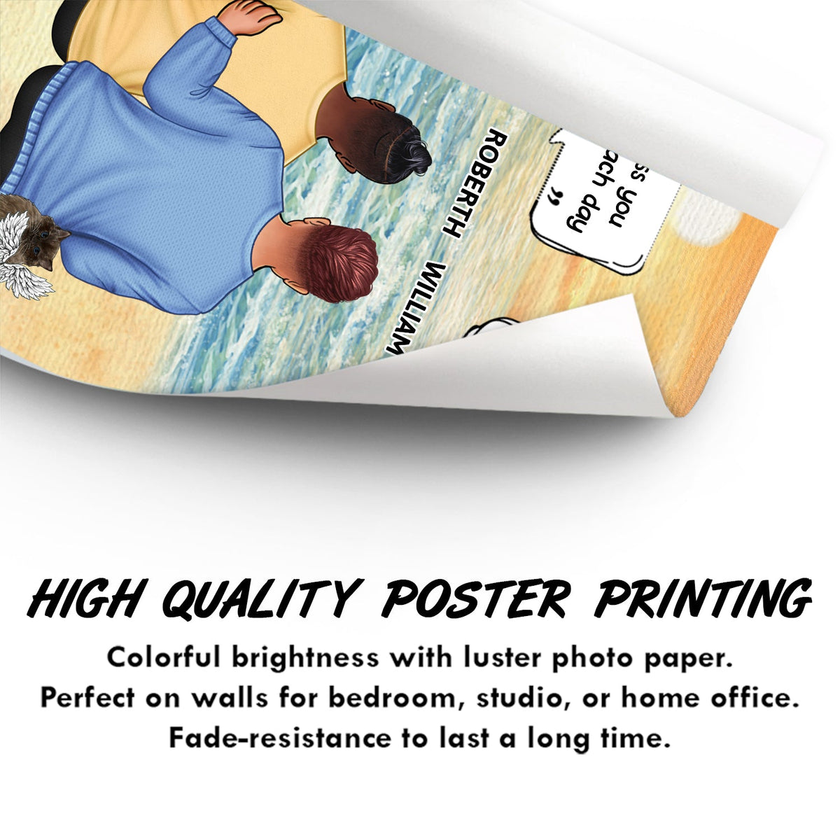 I Miss You - Home Decor, Memorial Gift For Dog Lovers, Dog Mom, Dog Dad - Personalized Poster