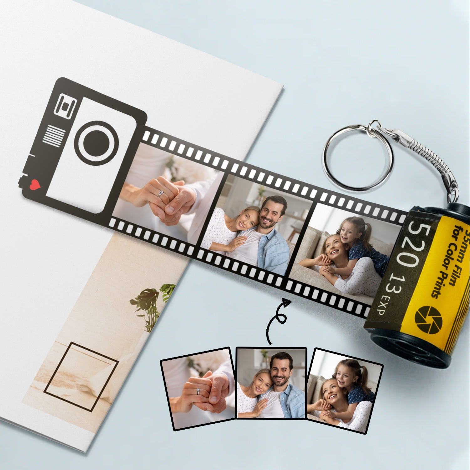 Personalized Photo Film Roll Customized Photo Gift Anniversary