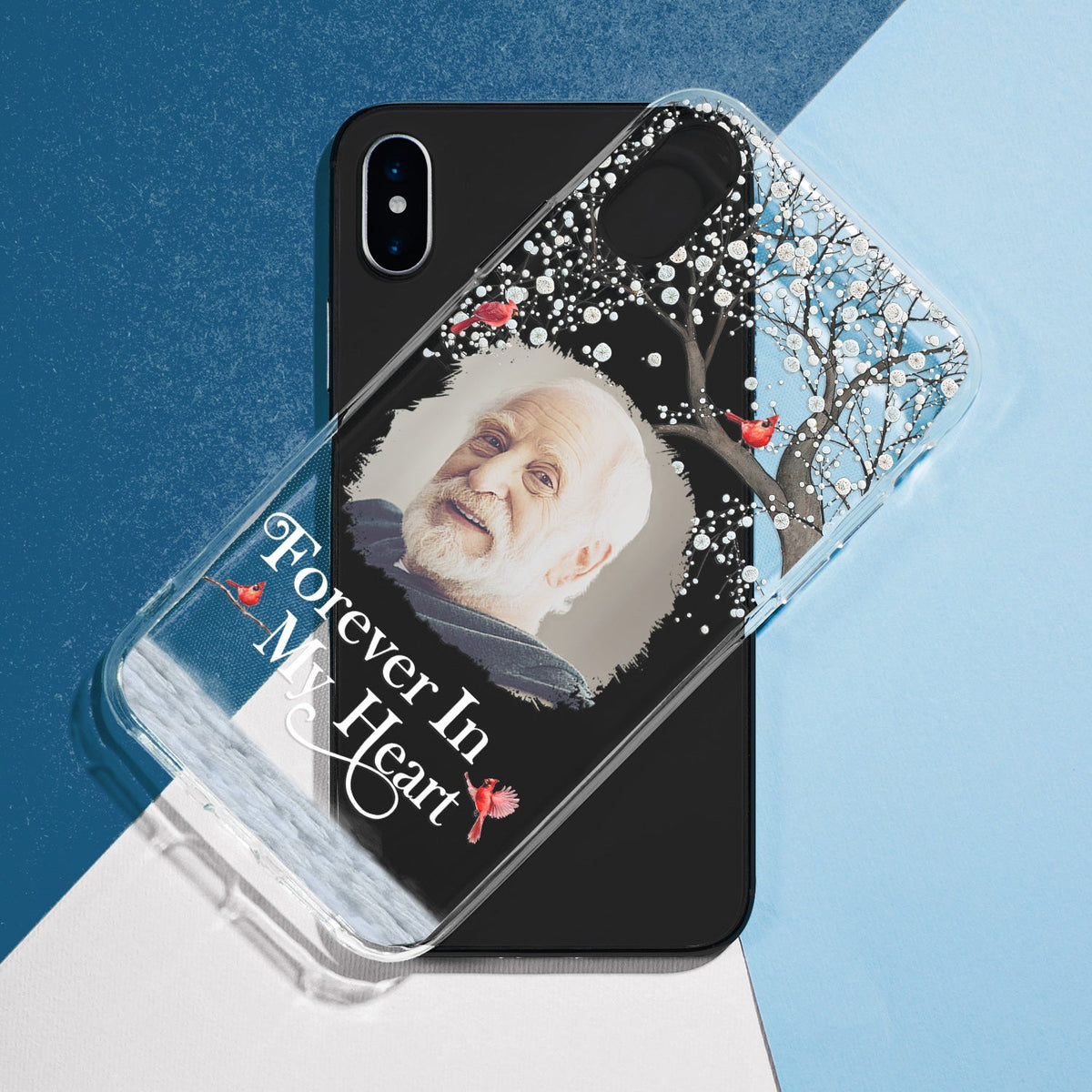 Custom Photo I'll Carry You - Memorial Gift For Family, Siblings, Friends, Dog Lovers, Cat Lovers - Personalized Clear Phone Case