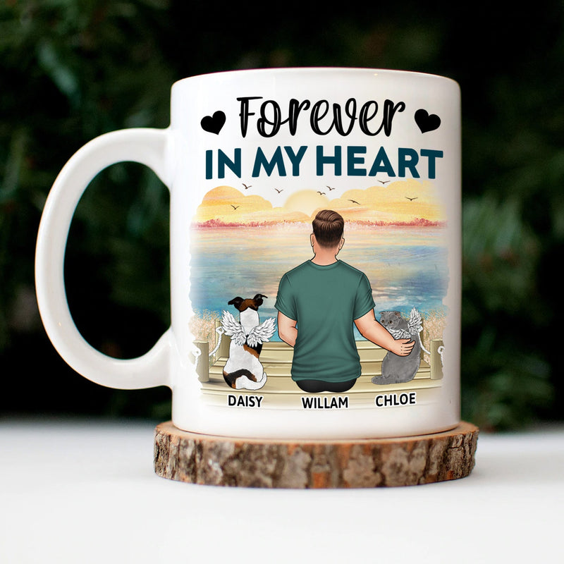 Un lien indéfectible - Cadeau pour les amoureux des chats, des chiens, des mamans et des papas de chiens - Mug personnalisé