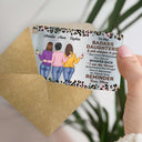 Whisper Back I Am The Storm - Gift For Daughters From Mom - Personalized Aluminum Wallet Card