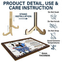 Whisper Back I Am The Storm - Gift For Daughters From Mom - Personalized 2-Layered Wooden Plaque With Stand