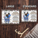 Whisper Back I Am The Storm - Gift For Daughters From Mom - Personalized 2-Layered Wooden Plaque With Stand