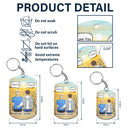 Always On My Mind - Memorial Gift For Family, Friends, Siblings - Personalized Aluminum Keychain