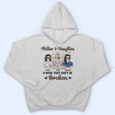 Mère et filles, un lien indéfectible. Motif léopard - Cadeau pour maman, mère, grand-mère - T-shirt personnalisé