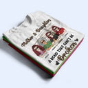 Mère et filles, un lien indéfectible. Motif léopard - Cadeau pour maman, mère, grand-mère - T-shirt personnalisé